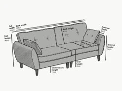 Brooks Fabric Sofa Range In Stone Beige -Garden Store 81gtYmY0VuL. AC SL1500