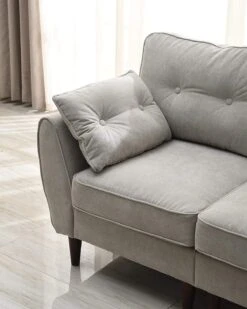 Brooks Fabric Sofa Range In Stone Beige -Garden Store 915suVPwugL. AC SL1500