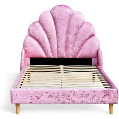 Cherry Tree Furniture ARIEL Pink Crushed Velvet Upholstered Kid's Princess Bed With Scalloped Headboard 12 Cherry Tree Furniture ARIEL Pink Crushed Velvet Upholstered Kid's Princess Bed With Scalloped Headboard -Garden Store 91tkDZyeHdL. AC SL1500