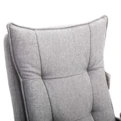Executive Double Layer Padding Recline Office Desk Chair With Footrest, MR77 Grey Fabric 16 Executive Double Layer Padding Recline Office Desk Chair With Footrest, MR77 Grey Fabric -Garden Store A1qT2mJ4W 2BL. SL1500