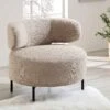 Penn Taupe Boucle Wing Back Accent Chair -Garden Store ACH 750 TAUPE BOUCLE main