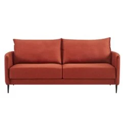 Bari Burnt Ochre Fabric Sofa 22 Bari Burnt Ochre Fabric Sofa -Garden Store AYSF 08 ORANGEFAB 3ST 1