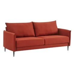 Bari Burnt Ochre Fabric Sofa 24 Bari Burnt Ochre Fabric Sofa -Garden Store AYSF 08 ORANGEFAB 3ST 2