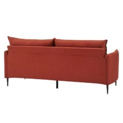 Bari Burnt Ochre Fabric Sofa 26 Bari Burnt Ochre Fabric Sofa -Garden Store AYSF 08 ORANGEFAB 3ST 3
