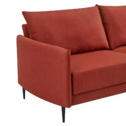 Bari Burnt Ochre Fabric Sofa 28 Bari Burnt Ochre Fabric Sofa -Garden Store AYSF 08 ORANGEFAB detail1