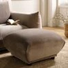 Gianni Pouffe, Mink Velvet -Garden Store BOSF 9678 TAUPE VEL STOOL main