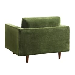 Henrietta Armchair, Moss Green Velvet 24 Henrietta Armchair, Moss Green Velvet -Garden Store BOSF 9680 FERN VEL 1ST WB4