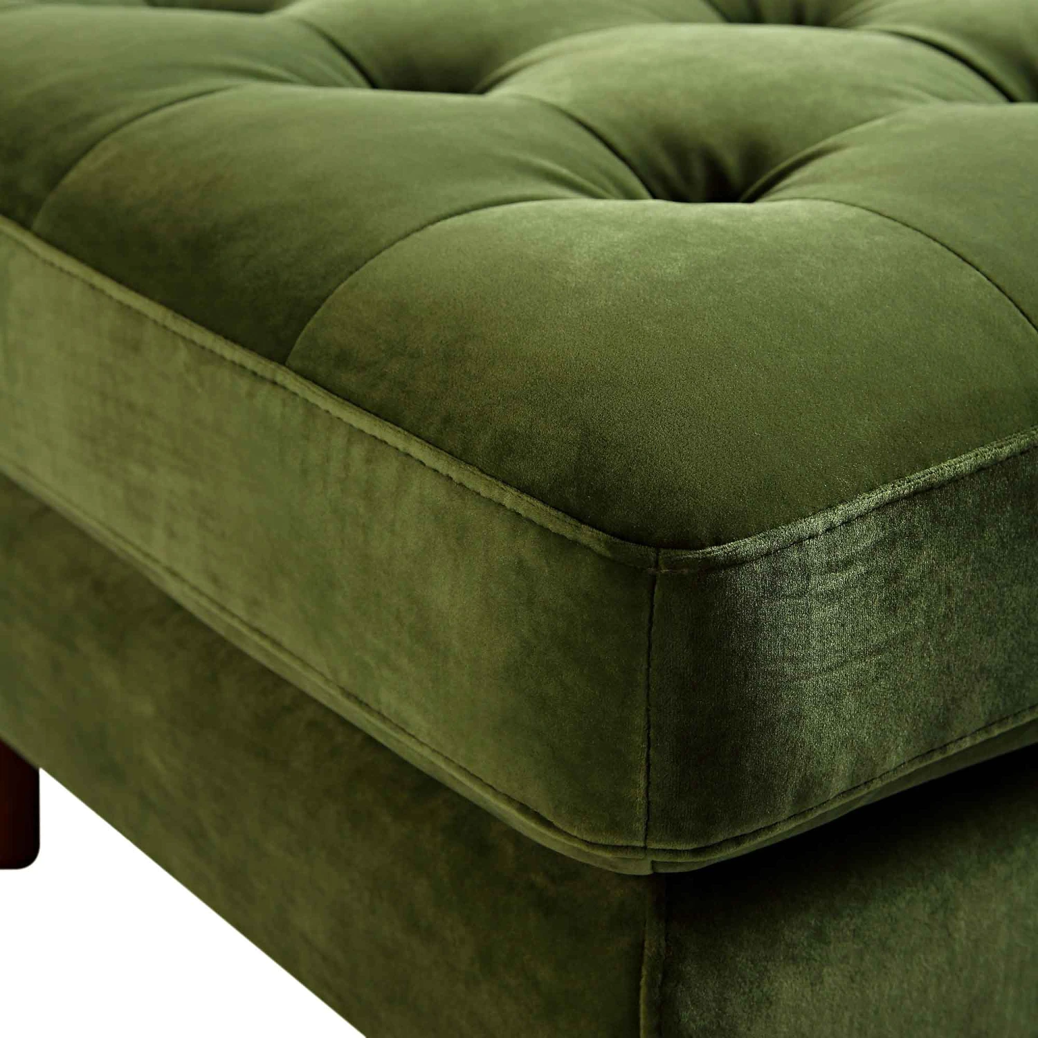 Henrietta Ottoman, Moss Green Velvet 12 Henrietta Ottoman, Moss Green Velvet - Image 10