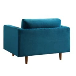 Henrietta Armchair, Teal Velvet -Garden Store BOSF 9680 TEAL VEL 1ST WB5