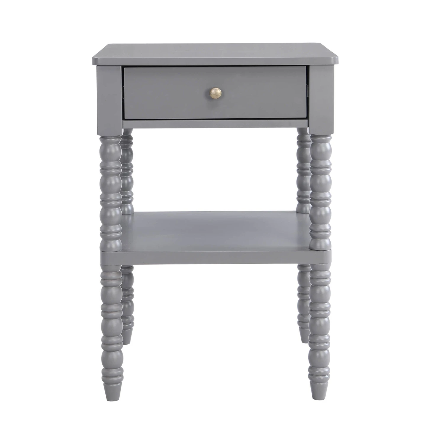 Aldwinke Dark Grey Bobbin 1 Drawer Side Table 5 Aldwinke Dark Grey Bobbin 1 Drawer Side Table - Image 3
