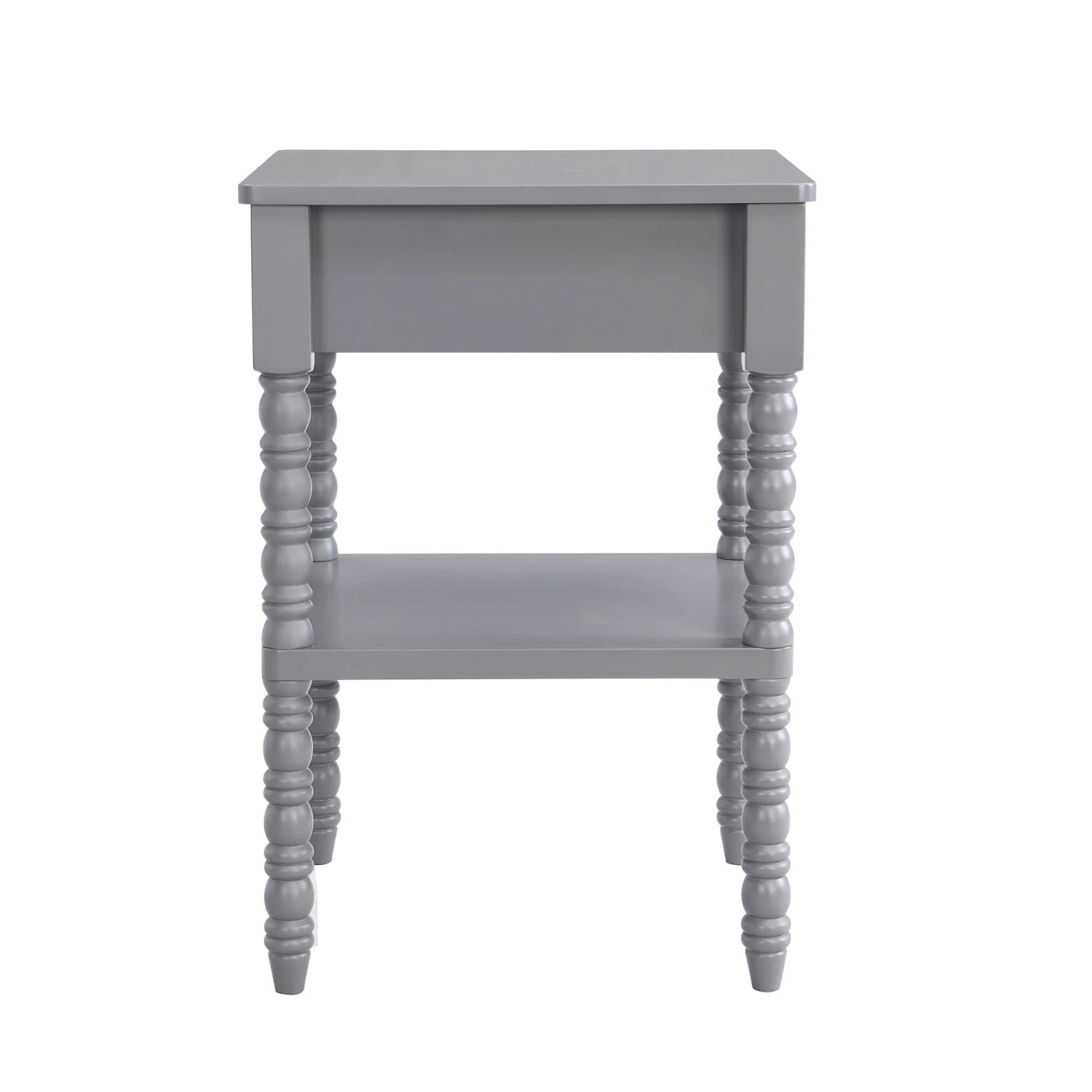 Aldwinke Dark Grey Bobbin 1 Drawer Side Table 9 Aldwinke Dark Grey Bobbin 1 Drawer Side Table - Image 7