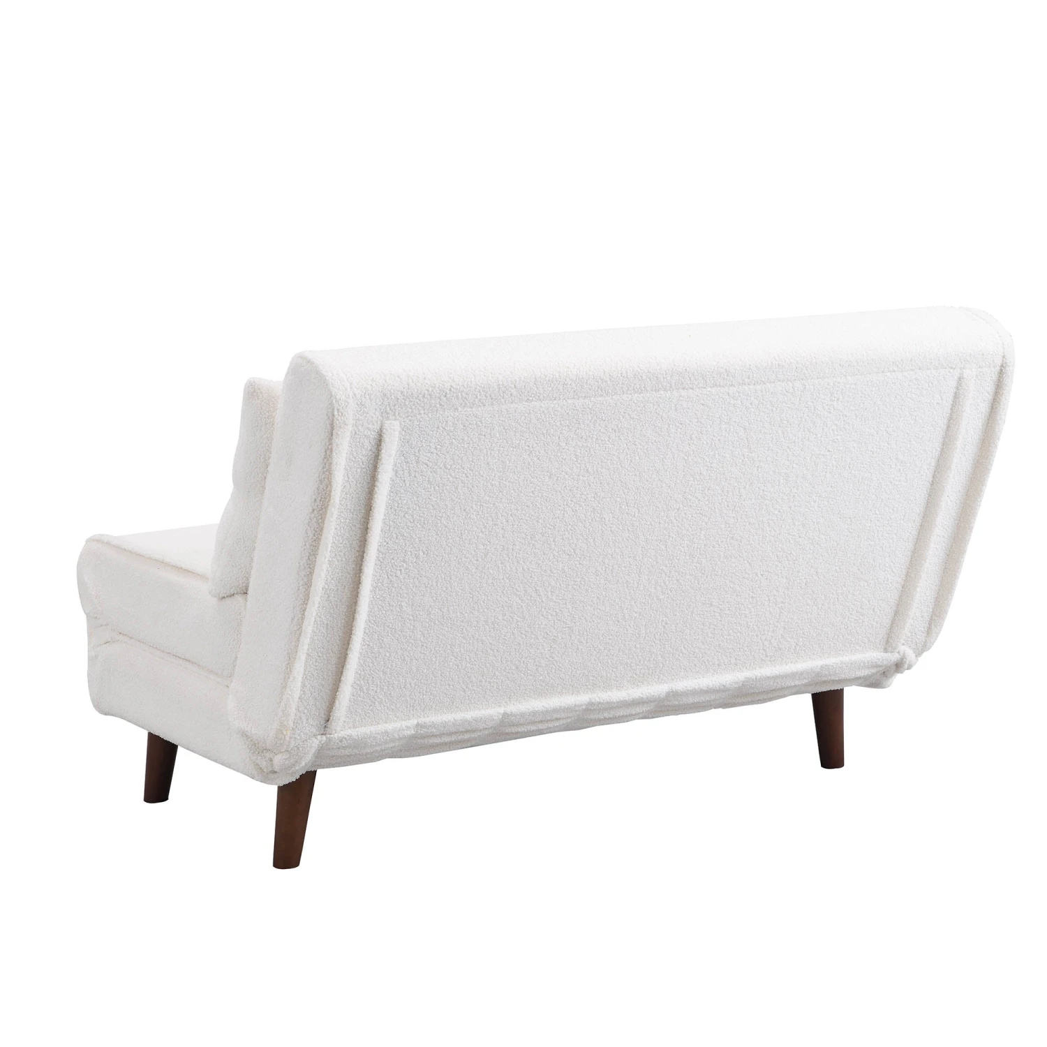 Algo Sofabed With Cushions In Beige Teddy Fabric 2 Seater 13 Algo Sofabed With Cushions In Beige Teddy Fabric 2 Seater - Image 11