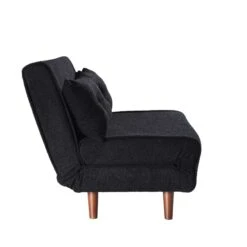 Algo Sofabed With Cushions In Charcoal Teddy Fabric 2 Seater 24 Algo Sofabed With Cushions In Charcoal Teddy Fabric 2 Seater -Garden Store D021B CHARCOAL TEDDY WB3
