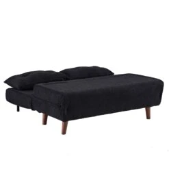 Algo Sofabed With Cushions In Charcoal Teddy Fabric 2 Seater 28 Algo Sofabed With Cushions In Charcoal Teddy Fabric 2 Seater -Garden Store D021B CHARCOAL TEDDY WB7