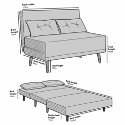 Algo Sofabed With Cushions In Charcoal Teddy Fabric 2 Seater 22 Algo Sofabed With Cushions In Charcoal Teddy Fabric 2 Seater -Garden Store D021B size 1st 600x 0d03ce85 2831 4420 9893 26eca77eb115