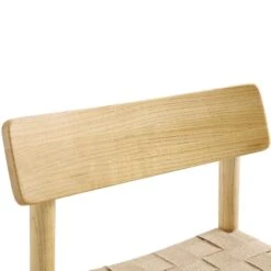 Ditton Set Of 2 Elm Wood And Jute Dining Chairs, Natural -Garden Store DCH 086 NAT 2P detail1