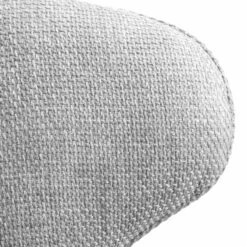 Langham Set Of 2 Grey Woven Fabric Carver Dining Chairs With Fluted Back -Garden Store DCH 2143 GREY WOV 2P detail3