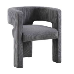 Greenwich Grey Corduroy Dining Chair -Garden Store DCH 2159 GREY CORD WB2