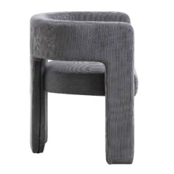Greenwich Grey Corduroy Dining Chair -Garden Store DCH 2159 GREY CORD WB3