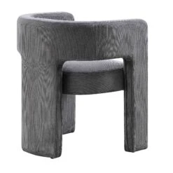 Greenwich Grey Corduroy Dining Chair -Garden Store DCH 2159 GREY CORD WB4