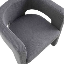 Greenwich Grey Corduroy Dining Chair -Garden Store DCH 2159 GREY CORD detail1