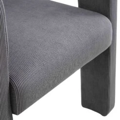 Greenwich Grey Corduroy Dining Chair -Garden Store DCH 2159 GREY CORD detail4