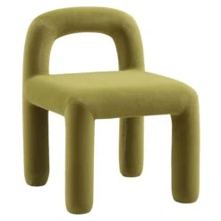 Libby Olive Green Velvet Dining Chair -Garden Store DCH 2160 OLIVE VEL WB1