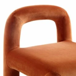 Libby Rust Velvet Dining Chair -Garden Store DCH 2160 RUST VEL detail2