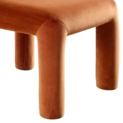 Libby Rust Velvet Dining Chair -Garden Store DCH 2160 RUST VEL detail3