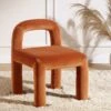 Libby Rust Velvet Dining Chair 1 Libby Rust Velvet Dining Chair -Garden Store DCH 2160 RUST VEL main