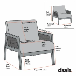 Fyne Moss Green Velvet Walnut Frame Rattan Armchair -Garden Store Dimensional Drawings Mar 2023 ACH 608 e5a6aa67 cf5a 434c 9b4a edd8aeffbd62