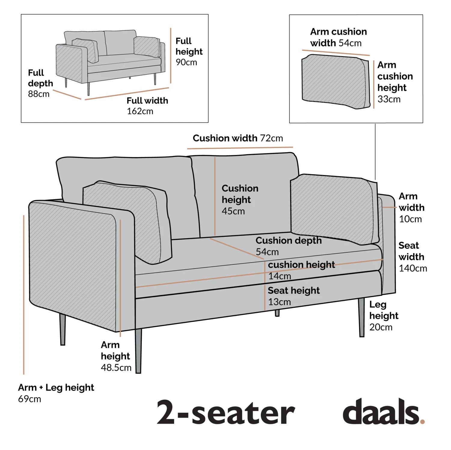 Pelham Orange Velvet Fabric Sofa 15 Pelham Orange Velvet Fabric Sofa - Image 13
