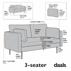 Pelham Orange Velvet Fabric Sofa 29 Pelham Orange Velvet Fabric Sofa -Garden Store Dimensional Drawings LVSF 386 3ST