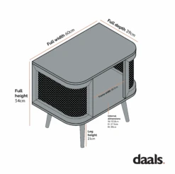 Izzy Curved Rattan Bedside Table, Walnut 18 Izzy Curved Rattan Bedside Table, Walnut -Garden Store FT CurvedRange FT BST 04 3 2c974df5 ac0c 4d36 9438 3410ca423096