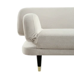 Solna 2-Seater Sofa Bed, Champagne Velvet -Garden Store GCSF 2277 CHAMP VEL GIF2
