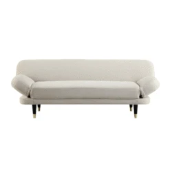 Solna 2-Seater Sofa Bed, Champagne Velvet -Garden Store GCSF 2277 CHAMP VEL GIF3