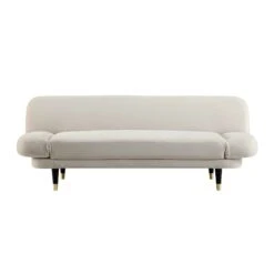 Solna 2-Seater Sofa Bed, Champagne Velvet -Garden Store GCSF 2277 CHAMP VEL WB3
