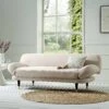 Solna 2-Seater Sofa Bed, Champagne Velvet -Garden Store GCSF 2277 CHAMP VEL main