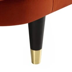 Solna 2-Seater Sofa Bed, Rust Velvet -Garden Store GCSF 2277 RUST VEL detail2