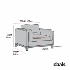 Dipley Oatmeal Fabric Sofa, 1-Seater -Garden Store GCSF 2339 1ST 1 600x 3a6cf7e8 7be3 4d92 849f 35337f562636