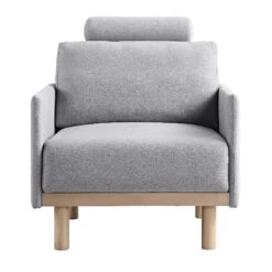 Timber Grey Marl Fabric Armchair 17 Timber Grey Marl Fabric Armchair -Garden Store GCSF 2348 GREY FAB 1ST WB2