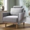 Timber Grey Marl Fabric Armchair 1 Timber Grey Marl Fabric Armchair -Garden Store GCSF 2348 GREY FAB 1ST main