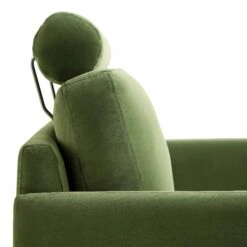 Timber Fern Green Velvet Armchair -Garden Store GCSF 2348 MOSS VEL 1ST detail2