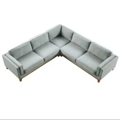 Dipley Sage Woven Fabric Grande Corner Sofa 22 Dipley Sage Woven Fabric Grande Corner Sofa -Garden Store GCSF 2399 SAGE WOV LARGECORNER WB2