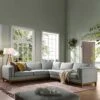 Dipley Sage Woven Fabric Grande Corner Sofa 2 Dipley Sage Woven Fabric Grande Corner Sofa -Garden Store GCSF 2399 SAGE WOV LARGECORNER main