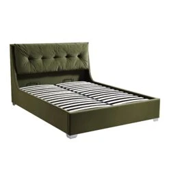 Hadley Moss Green Velvet Ottoman Storage Bed 20 Hadley Moss Green Velvet Ottoman Storage Bed -Garden Store JAH 010 MOSS VEL WB2
