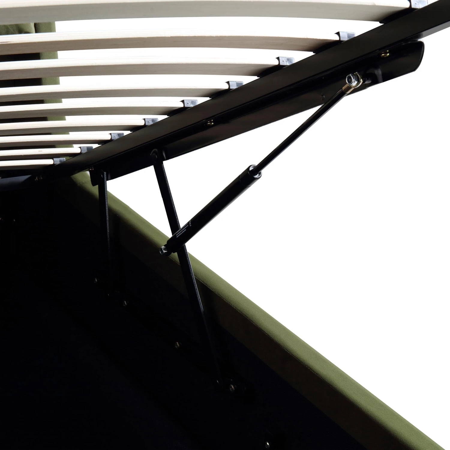 Hadley Moss Green Velvet Ottoman Storage Bed 13 Hadley Moss Green Velvet Ottoman Storage Bed - Image 12