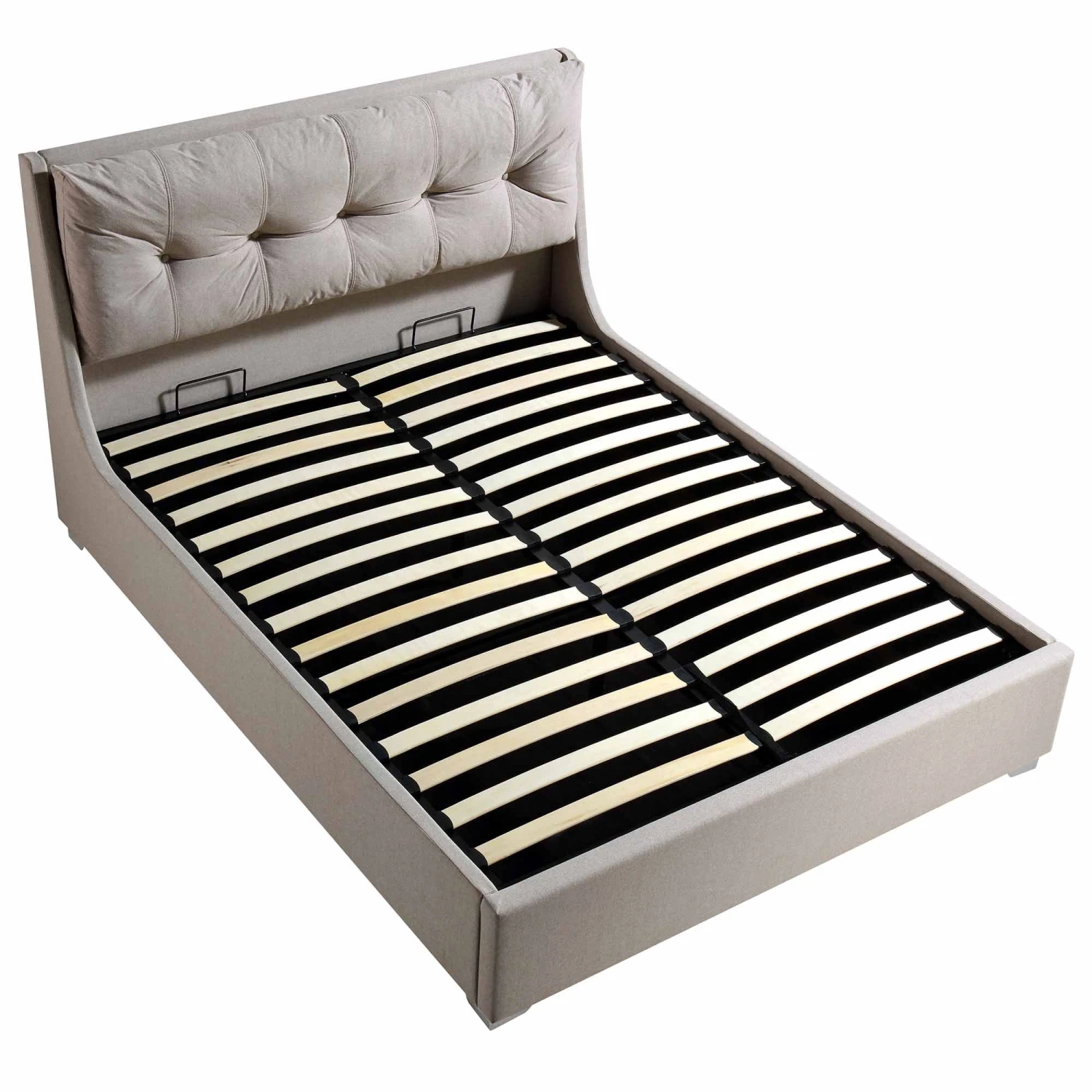 Hadley Stone Fabric Ottoman Storage Bed 11 Hadley Stone Fabric Ottoman Storage Bed - Image 9
