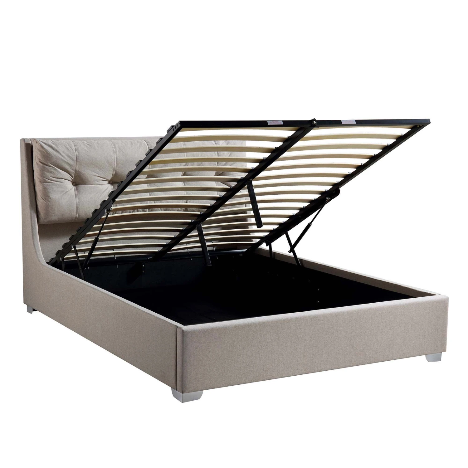Hadley Stone Fabric Ottoman Storage Bed 10 Hadley Stone Fabric Ottoman Storage Bed - Image 8