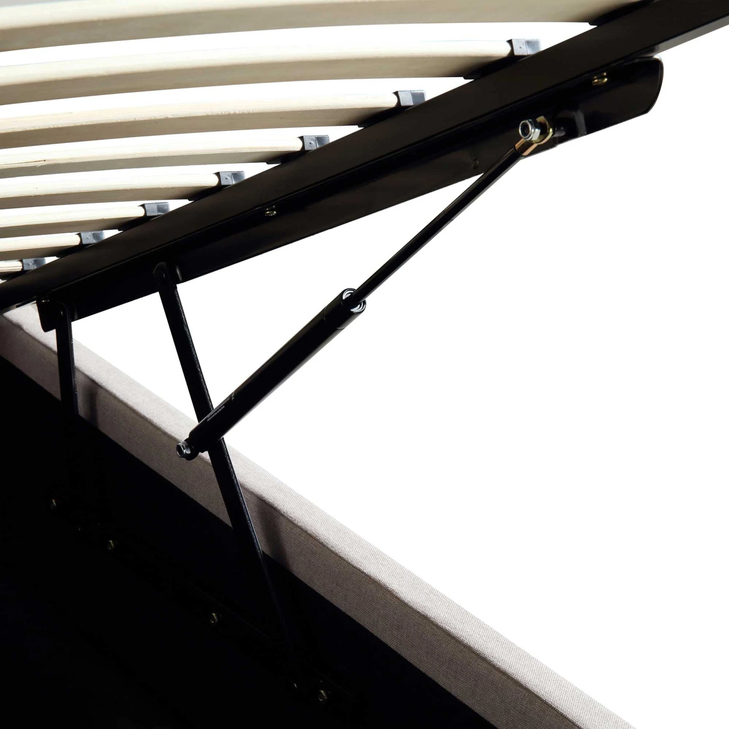 Hadley Stone Fabric Ottoman Storage Bed 14 Hadley Stone Fabric Ottoman Storage Bed - Image 12